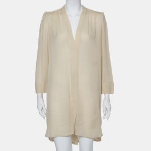 Isabel Marant Ecru Voile Button Front Rivera Shift Dress M, Dresses - Luxury Closet catalog