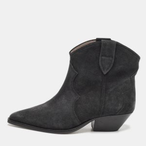 Isabel Marant Grey Suede Dewina Ankle Length Boots Size 38, Boots - Luxury Closet catalog