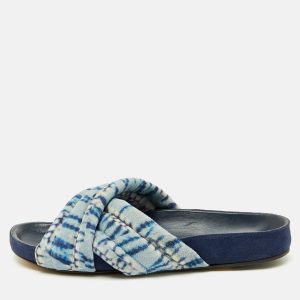 Isabel Marant Blue Criss-Cross Suede Flat Size 38, Flats - Luxury Closet catalog