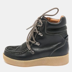 Isabel Marant Black Leather Alpica Ankle Length Boots Size 37, Boots - Luxury Closet catalog