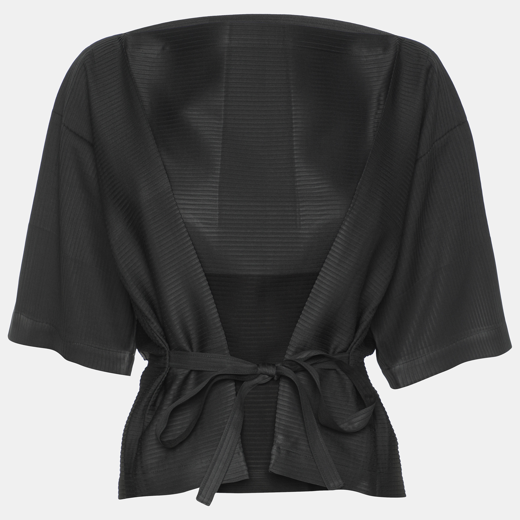 Issey Miyake Black Plisse Top S, Shirts & Tops - Luxury Closet catalog