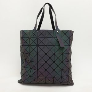 Issey Miyake Multicolor Iridescent Effect Synthetic Leather and Mesh Bao Bao Prism Tote, Tote Handbags - Luxury Closet catalog