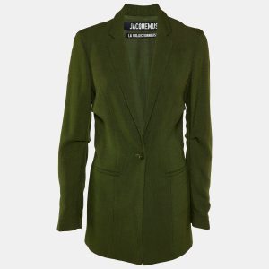 Jacquemus Dark Green Viscose La Collectionneuse Jacket S, Coats & Jackets - Luxury Closet catalog