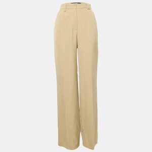 Jacquemus Beige Silk Blend High Rise Le Papier Trousers M, Clothing - Luxury Closet catalog