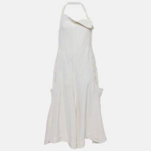 Jacquemus Off-White Wool Blend Adjustable Long La Collectionneuse Apron Dress M, Dresses - Luxury Closet catalog