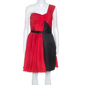 Jason Wu Red Crepe Pleated One Shoulder Dress L, Dresses - Luxury Closet catalog