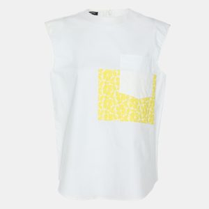 Jil Sander White Stretch Cotton Top S, Shirts & Tops - Luxury Closet catalog