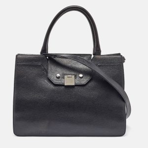 Jimmy Choo Black Leather Flap Riley Tote, Tote Handbags - Luxury Closet catalog