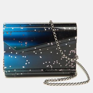 Jimmy Choo Blue Acrylic and Leather Candy Chain Clutch, Clutches & Special Occasion Bags - Luxury Closet catalog