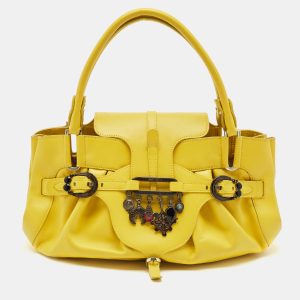 Jimmy Choo Yellow Leather Tulita Charm Shoulder Bag, Shoulder Bags - Luxury Closet catalog