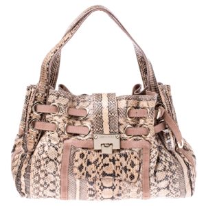 Jimmy Choo Pink/Beige Python and Suede Riki Tote, Tote Handbags - Luxury Closet catalog