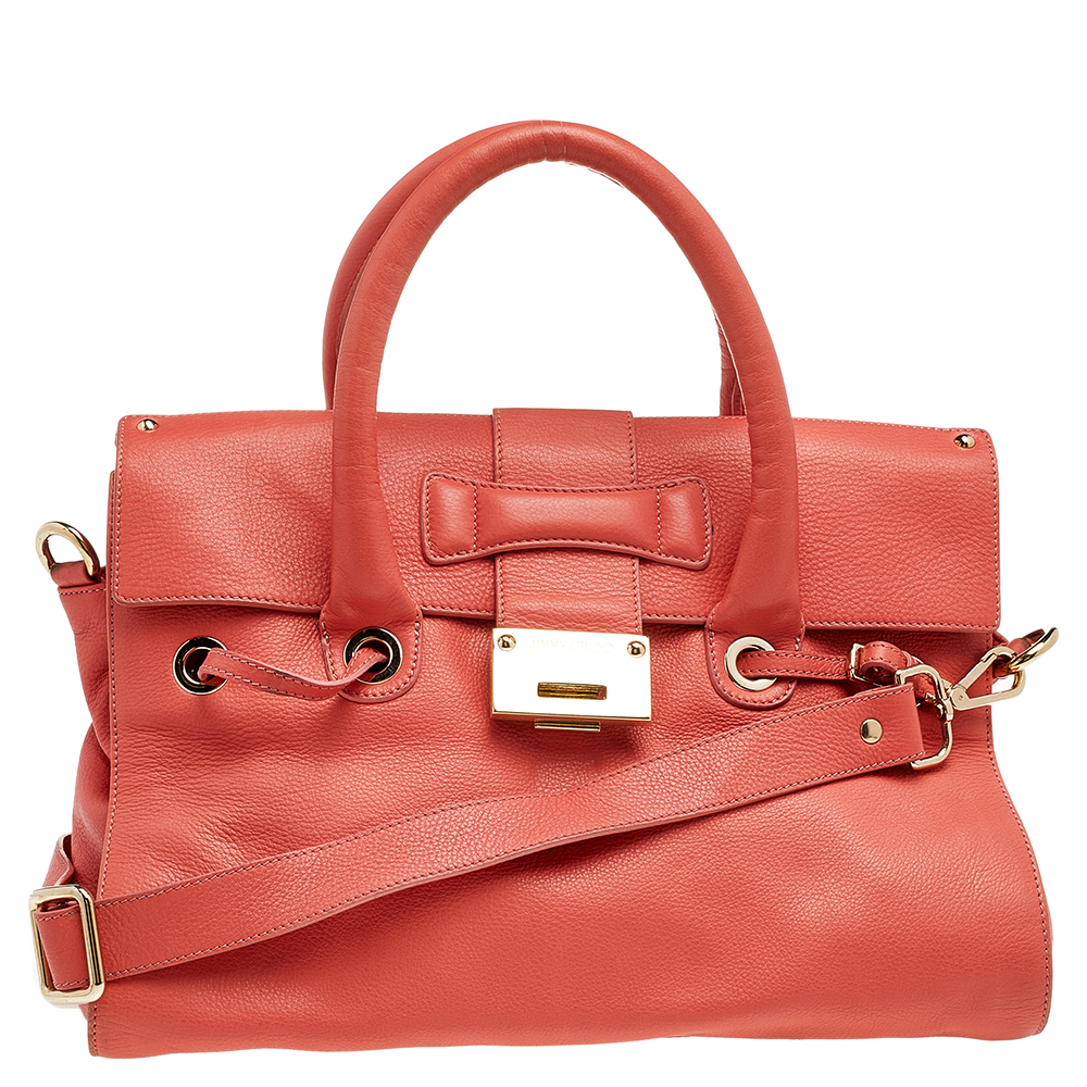 Jimmy Choo Coral Leather Rosalie Satchel, Satchels - Luxury Closet catalog