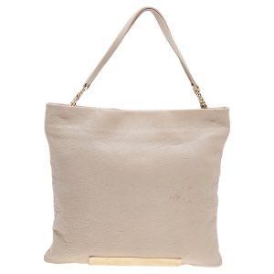 Jimmy Choo Beige Leather Large Charlie Tote, Tote Handbags - Luxury Closet catalog