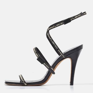 Jimmy Choo X Off-White Black Leather Jane Sandals Size 36, Sandals - Luxury Closet catalog