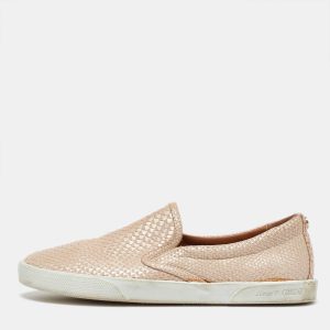Jimmy Choo Beige Python Embossed Leather Slip On Sneakers Size 35, Athletic Shoes & Sneakers - Luxury Closet catalog