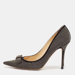 Jimmy Choo Black Suede Embellished Maya Pumps Size 40, Pumps - Luxury Closet catalog