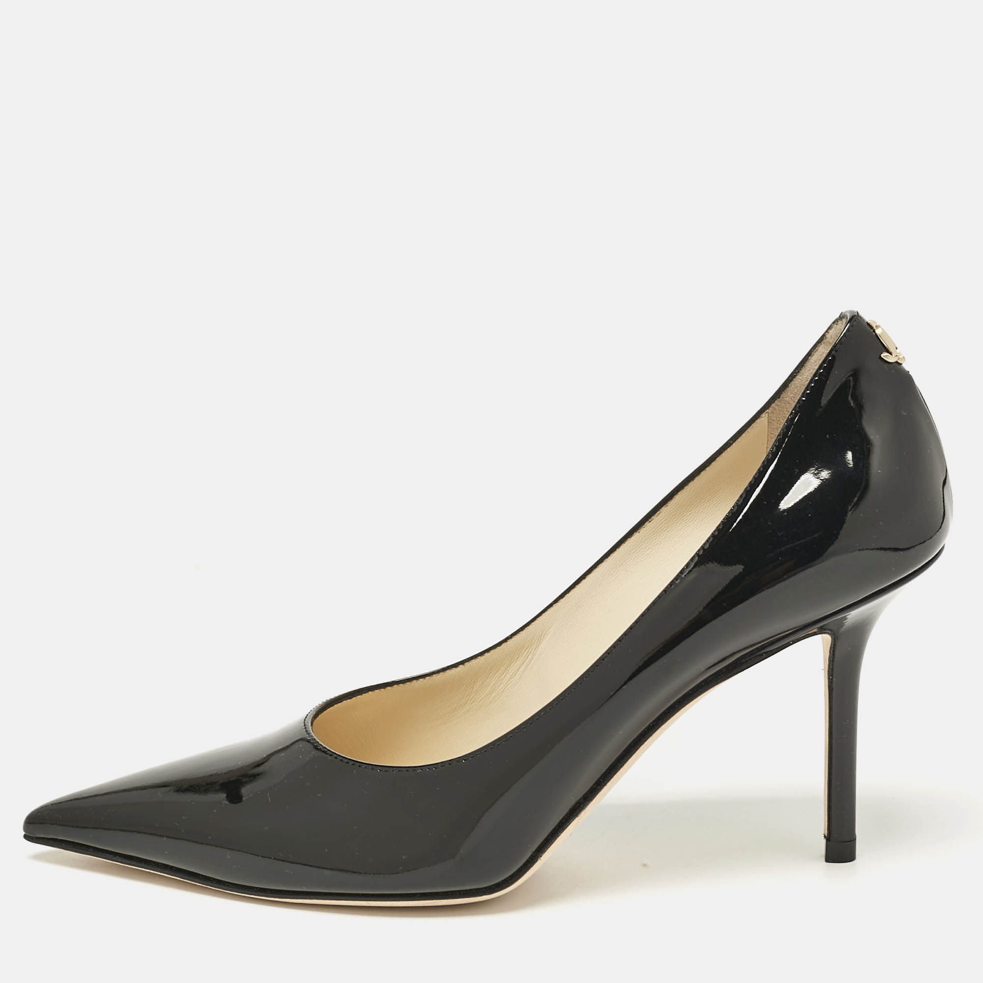 Jimmy Choo Black Patent Leather Love Pumps Size 37, Pumps - Luxury Closet catalog