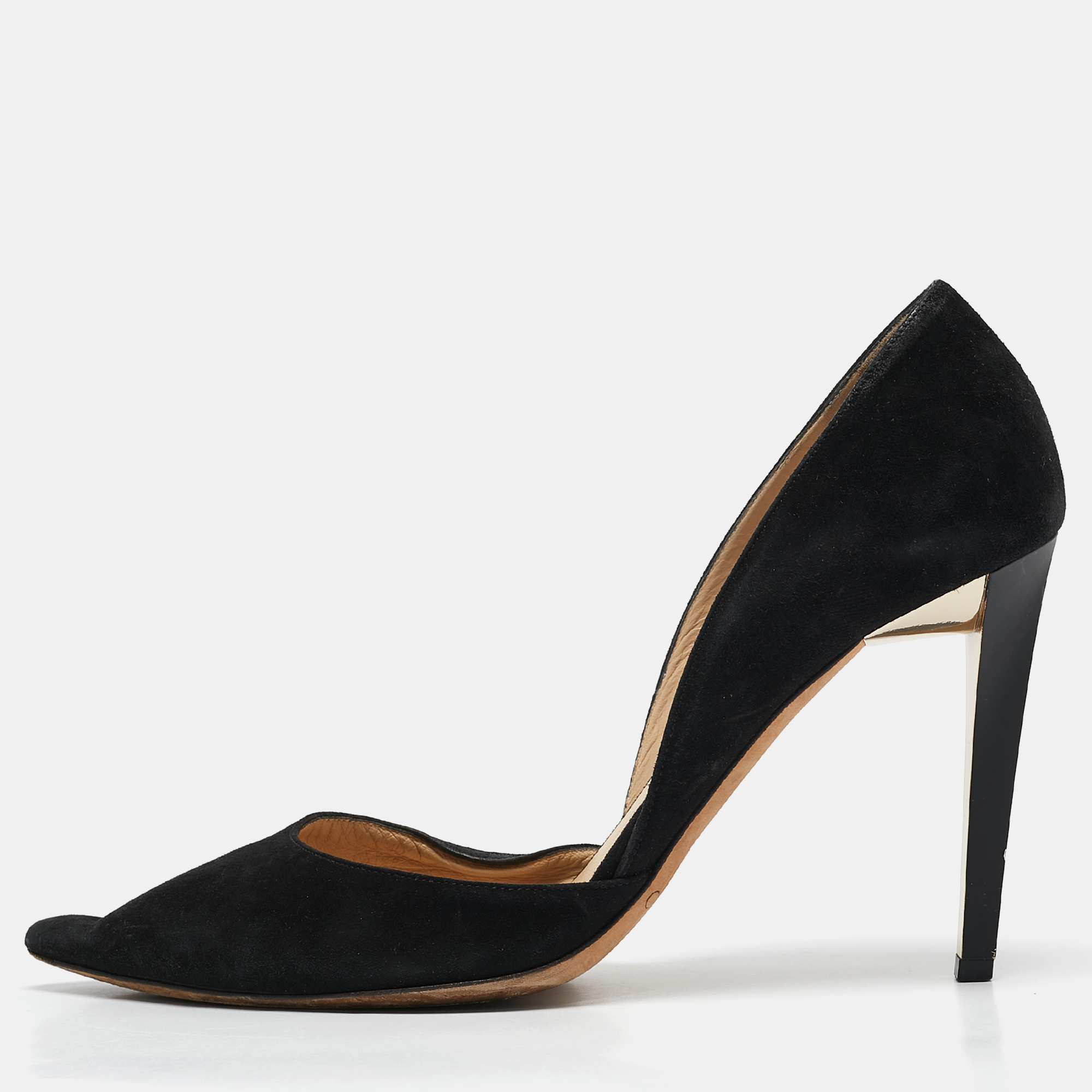 Jimmy Choo Black Suede Addison D'orsay Pumps Size 39, Pumps - Luxury Closet catalog