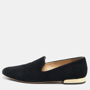 Jimmy Choo Black Suede Slip On Loafers Size 37, Loafers & Slip-Ons - Luxury Closet catalog