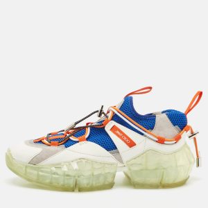 Jimmy Choo Multicolor Leather and Mesh Diamond Trail Sneakers Size 37.5, Athletic Shoes & Sneakers - Luxury Closet catalog