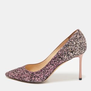 Jimmy Choo Candy Floss Coarse Glitter Romy 85 Pumps Size 38, Pumps - Luxury Closet catalog
