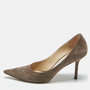 Jimmy Choo Beige Suede Romy Pumps Size 36.5, Pumps - Luxury Closet catalog