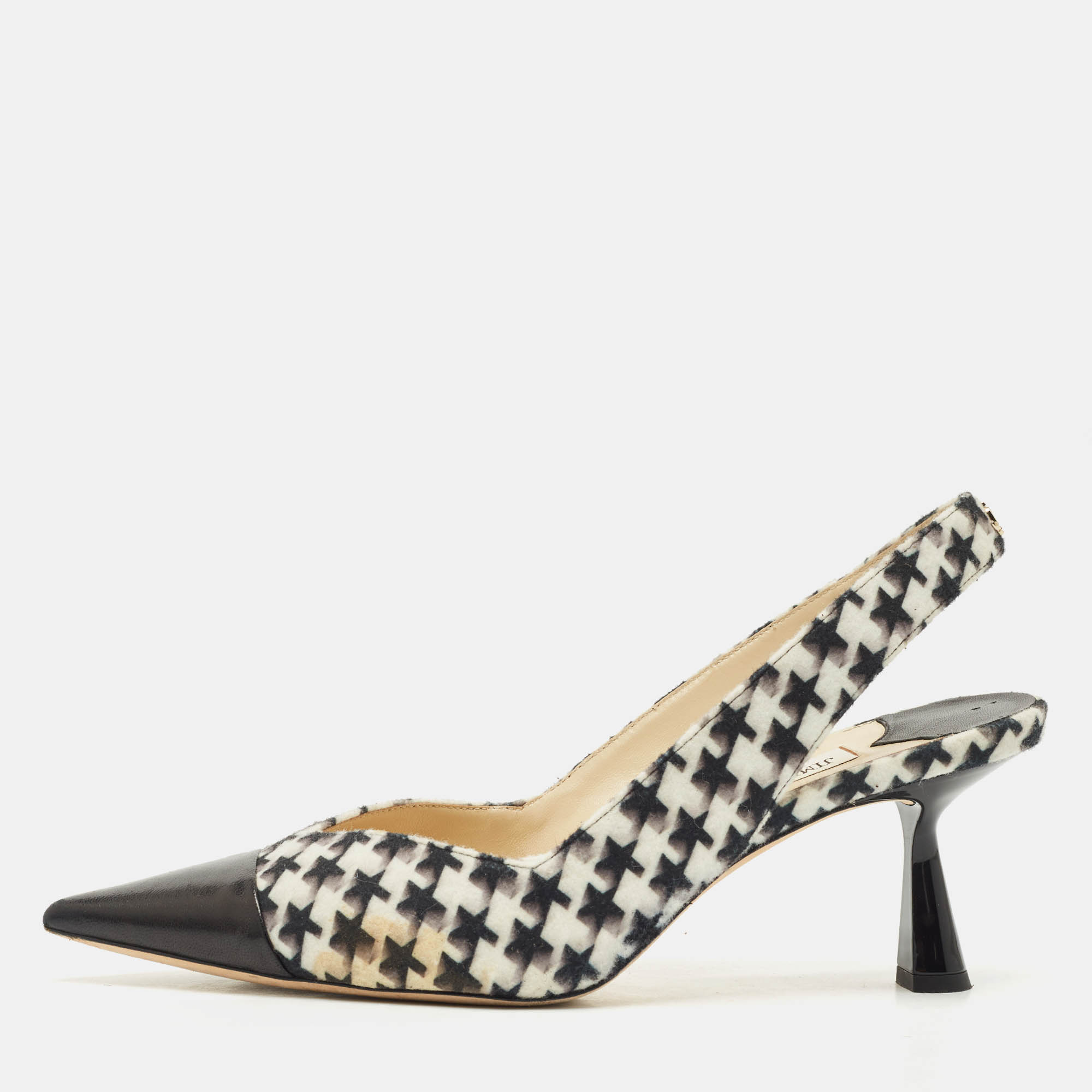 Jimmy Choo Multicolor Leather and Wool liya Slingback Pumps Size 41, Pumps - Luxury Closet catalog