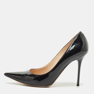 Jimmy Choo Black Patent Leather Abel Pumps Size 36.5, Pumps - Luxury Closet catalog