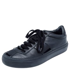 Jimmy Choo Black Patent And Leather Low Top Sneakers Size 39, Athletic Shoes & Sneakers - Luxury Closet catalog