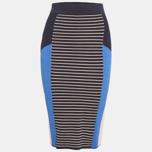 Jonathan Simkhai Multicolor Patterned Knit Midi Pencil Skirt S, Skirts - Luxury Closet catalog