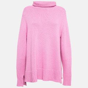 Joseph Pink Knit Turtle Neck Jumper M, Sweaters & Cardigans - Luxury Closet catalog