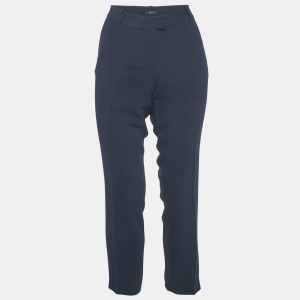 Joseph Navy Blue Stretch Crepe Ben Trousers M, Clothing - Luxury Closet catalog