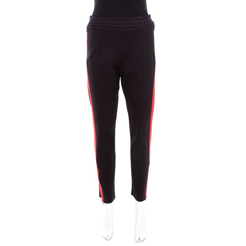Joseph Black Contrast Side Panel Detail Jug Scuba Jersey Pants M, Clothing - Luxury Closet catalog