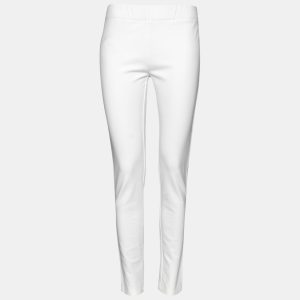 Joseph White Stretch Knit Slim Fit Leggings L, Clothing - Luxury Closet catalog