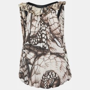 Just Cavalli Brown Printed Jersey Top L, Shirts & Tops - Luxury Closet catalog