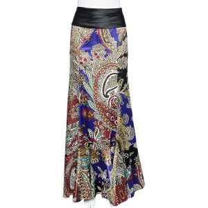 Just Cavalli Multicolor Printed Satin Ruffle Detail Maxi Skirt S, Skirts - Luxury Closet catalog