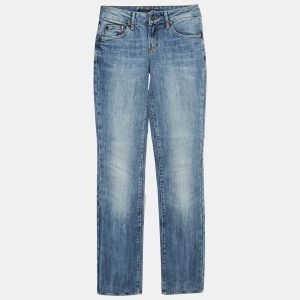 Just Cavalli Light Blue Denim Straight Leg Jeans M Waist 28", Jeans - Luxury Closet catalog