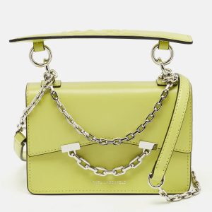 Karl Lagerfeld Green Leather K/Seven 2.0 Crossbody Bag, Handbags - Luxury Closet catalog