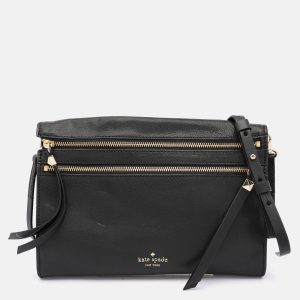 Kate Spade Black Leather Social Butterfly Skyler Crossbody Bag, Handbags - Luxury Closet catalog