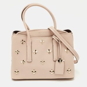 Kate Spade Light Pink Leather Medium Margaux Satchel, Satchels - Luxury Closet catalog