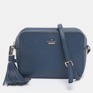 Kate Spade Blue Leather Kingston Drive Arla Crossbody Bag, Shoulder Bags - Luxury Closet catalog