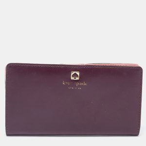 Kate Spade Purple/Pink Leather Adel Bifold Wallet, Wallets & Money Clips - Luxury Closet catalog