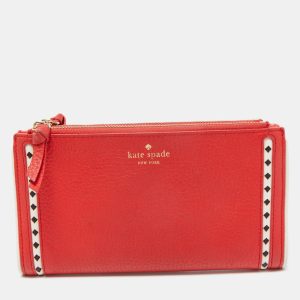 Kate Spade Red Leather Double Zip Clutch, Clutches & Special Occasion Bags - Luxury Closet catalog