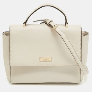 Kate Spade Off White Leather Charline Arbour Hill Top Handle Bag, Satchels - Luxury Closet catalog