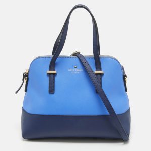 Kate Spade Two Tone Blue Leather Cedar Street Maise Satchel, Satchels - Luxury Closet catalog