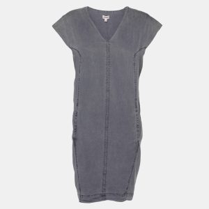 Kenzo Grey Lyocell Dress M, Dresses - Luxury Closet catalog