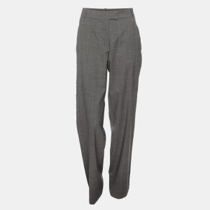 Kenzo Grey Wool Blend Wide Leg Trousers S, Clothing - Luxury Closet catalog