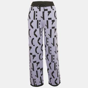 Kenzo Lavender Logo Jacquard Knit Trousers L, Clothing - Luxury Closet catalog