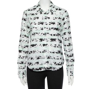 Kenzo White Palm Tree Printed Cotton Button Front Shirt M, Shirts & Tops - Luxury Closet catalog
