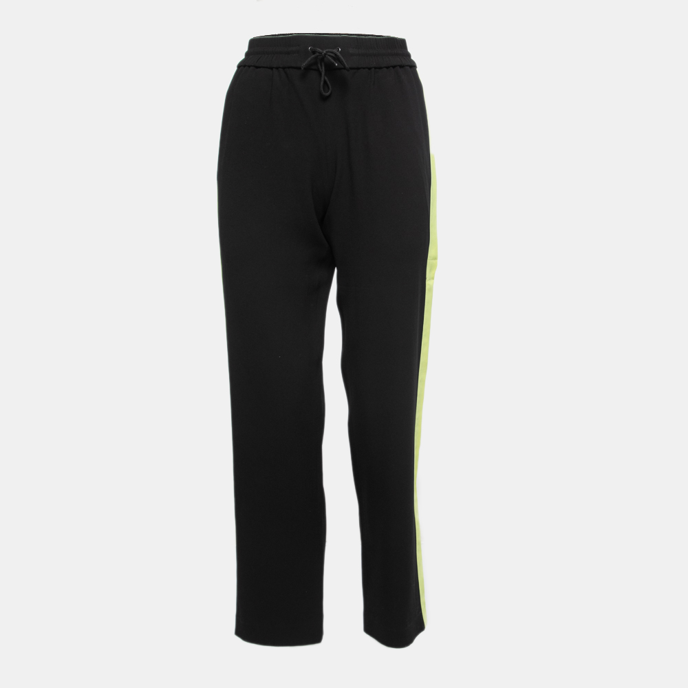 Kenzo Black Crepe Side Stripe Detail Track Pants S, Clothing - Luxury Closet catalog